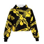 Sublimation Cropped Hoodie